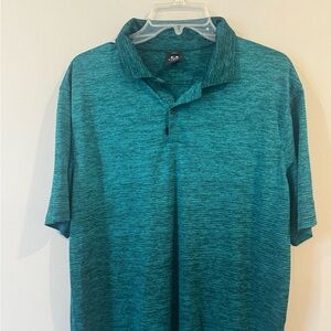 Oakley Hydrolix Mens Golf Polo Green Size Large